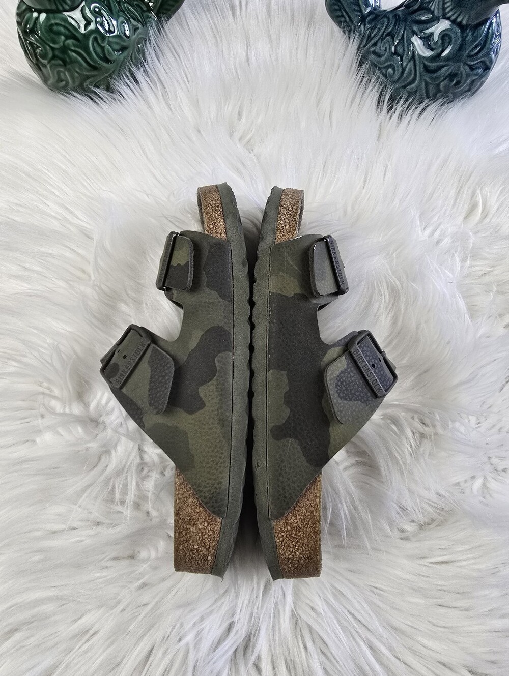 Birkenstock Arizona Camo Print Sandals 38 Narrow - Picture 8 of 13